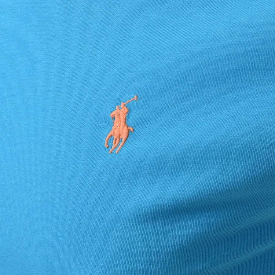 Alternative Image for ProductRalph Lauren Crew Neck Slim Fit T Shirt Blue3